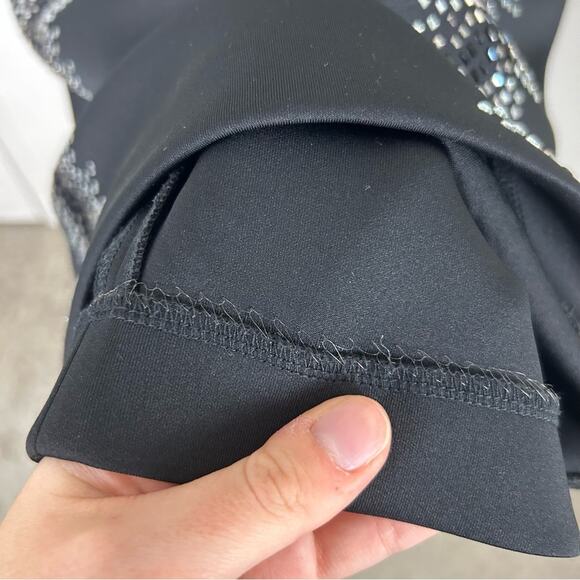 Calvin Klein Black Embellished Detail Sleeveless Dress Size 8 - Picture 11 of 13